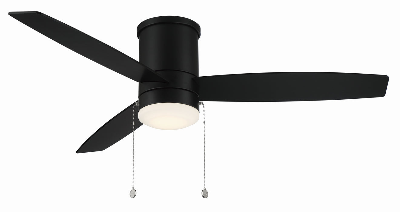 Atlantis 52" Ceiling Fan in Matte Black - Lamps Expo