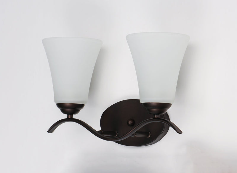 Vital 2 Light Bath Vanity in Oil Rubbed Bronze