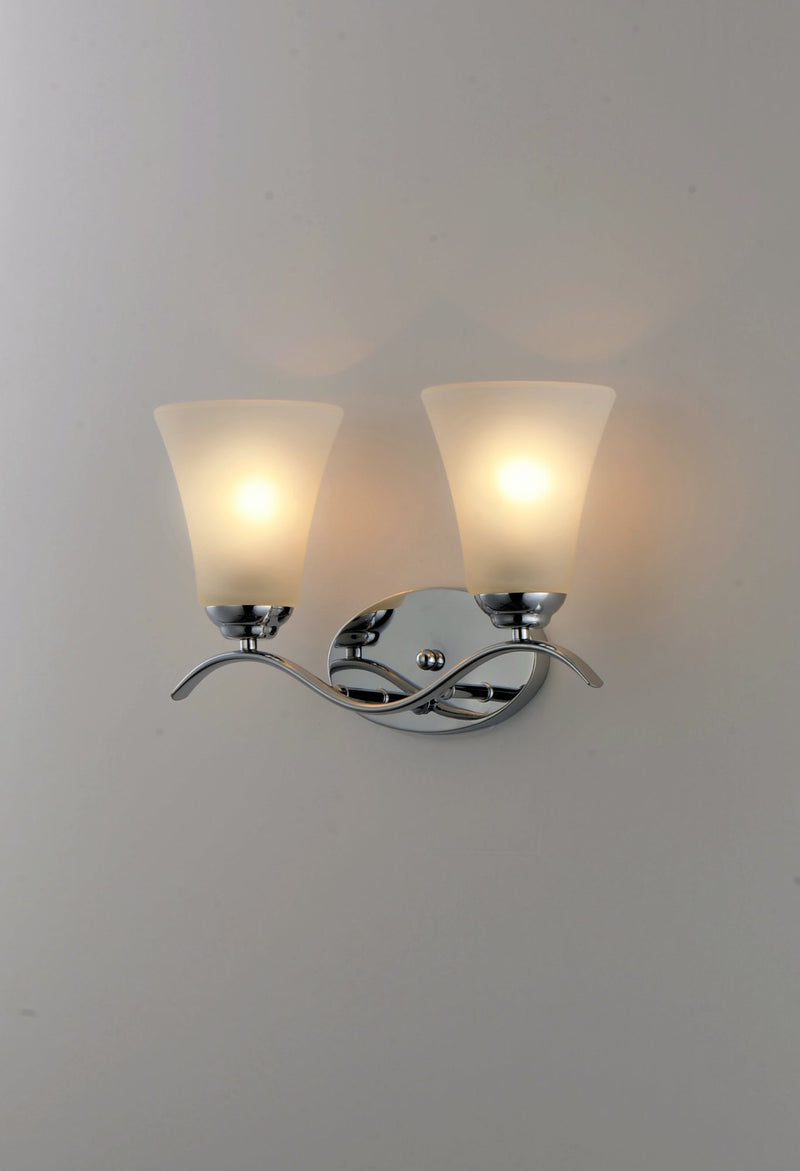 Vital 2 Light Bath Vanity in Polished Chrome