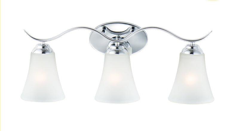 Vital 3 Light Bath Vanity in Polished Chrome