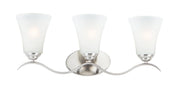 Vital 3 Light Bath Vanity in Satin Nickel