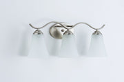 Vital 3 Light Bath Vanity in Satin Nickel