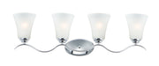 Vital 4 Light Bath Vanity in Polished Chrome