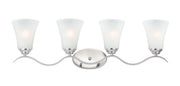 Vital 4 Light Bath Vanity in Satin Nickel