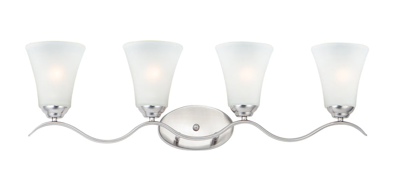 Vital 4 Light Bath Vanity in Satin Nickel