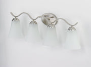 Vital 4 Light Bath Vanity in Satin Nickel