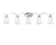 Vital 5 Light Bath Vanity in Polished Chrome
