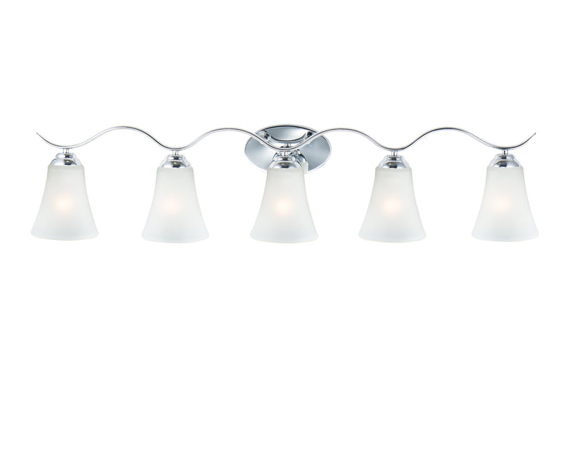 Vital 5 Light Bath Vanity in Polished Chrome