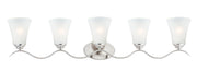 Vital 5 Light Bath Vanity in Satin Nickel