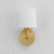 Bristol 1 Light Wall Sconce in Satin Brass