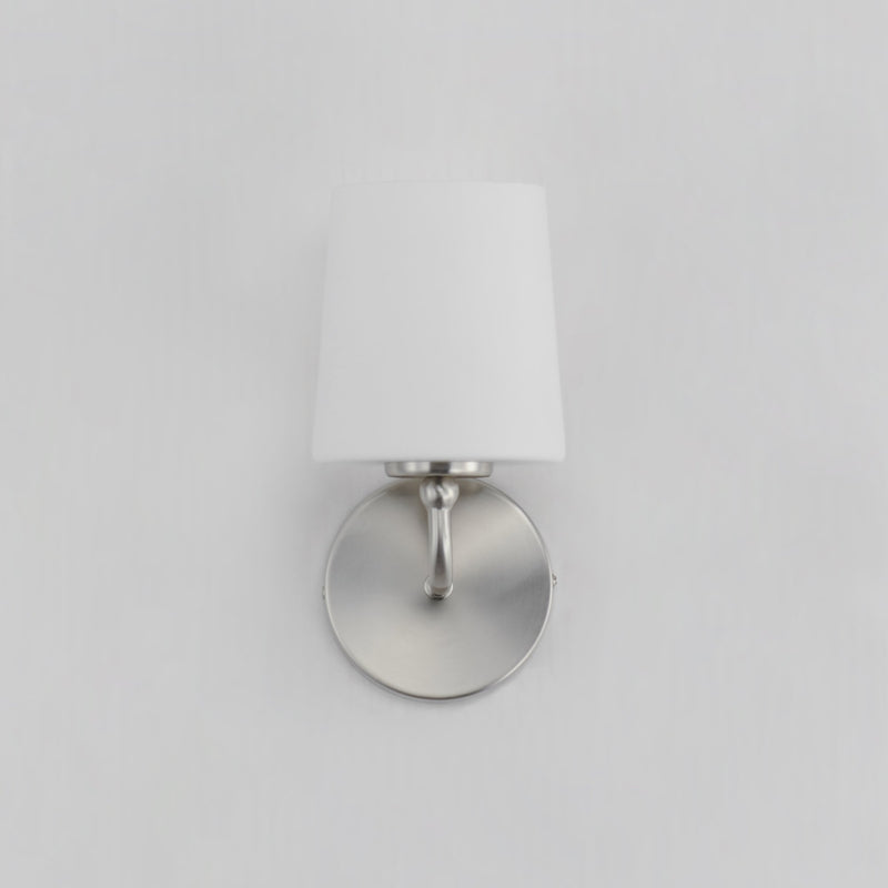 Bristol 1 Light Wall Sconce in Satin Nickel