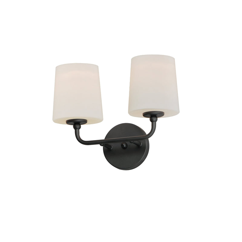 Bristol 2 Light Wall Sconce in Black