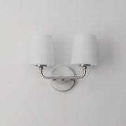 Bristol 2 Light Wall Sconce in Satin Nickel
