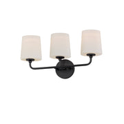 Bristol 3 Light Bath Vanity in Black