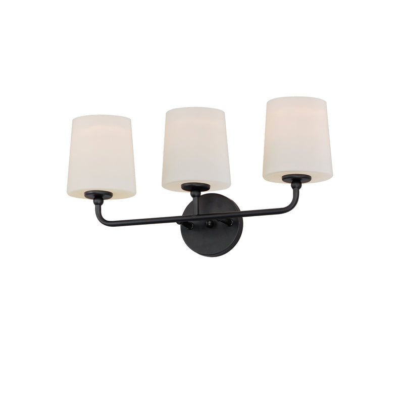 Bristol 3 Light Bath Vanity in Black