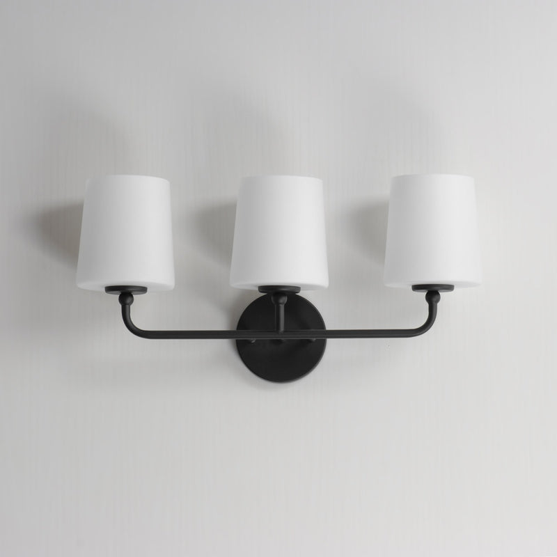 Bristol 3 Light Bath Vanity in Black