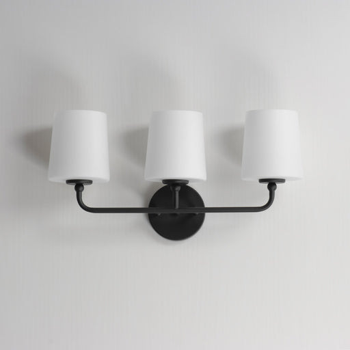 Bristol 3 Light Bath Vanity in Black