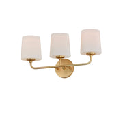 Bristol 3 Light Bath Vanity in Satin Brass