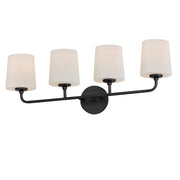 Bristol 4 Light Bath Vanity in Black