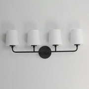 Bristol 4 Light Bath Vanity in Black