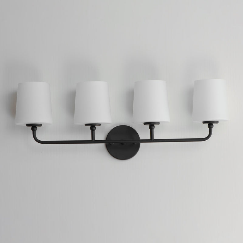 Bristol 4 Light Bath Vanity in Black