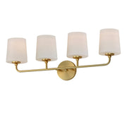 Bristol 4 Light Bath Vanity in Satin Brass