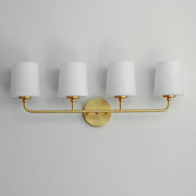 Bristol 4 Light Bath Vanity in Satin Brass