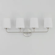 Bristol 4 Light Bath Vanity in Satin Nickel