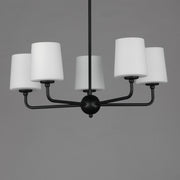 Bristol 5 Light Chandelier in Anthracite