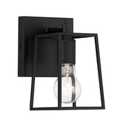 Dunn 1 Light 5.13" Wall Sconce in Flat Black