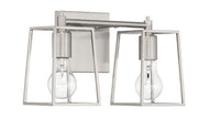 Dunn 2 Light 13.25" Vanity in Brushed Polished Nickel