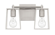 Dunn 2 Light 13.25" Vanity in Brushed Polished Nickel