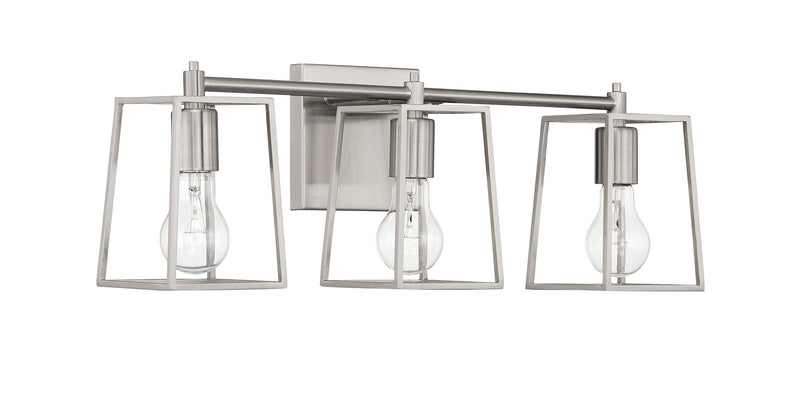 Dunn 3 Light 22.75" Vanity in Brushed Polished Nickel