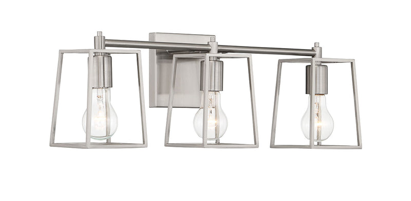 Dunn 3 Light 22.75" Vanity in Brushed Polished Nickel