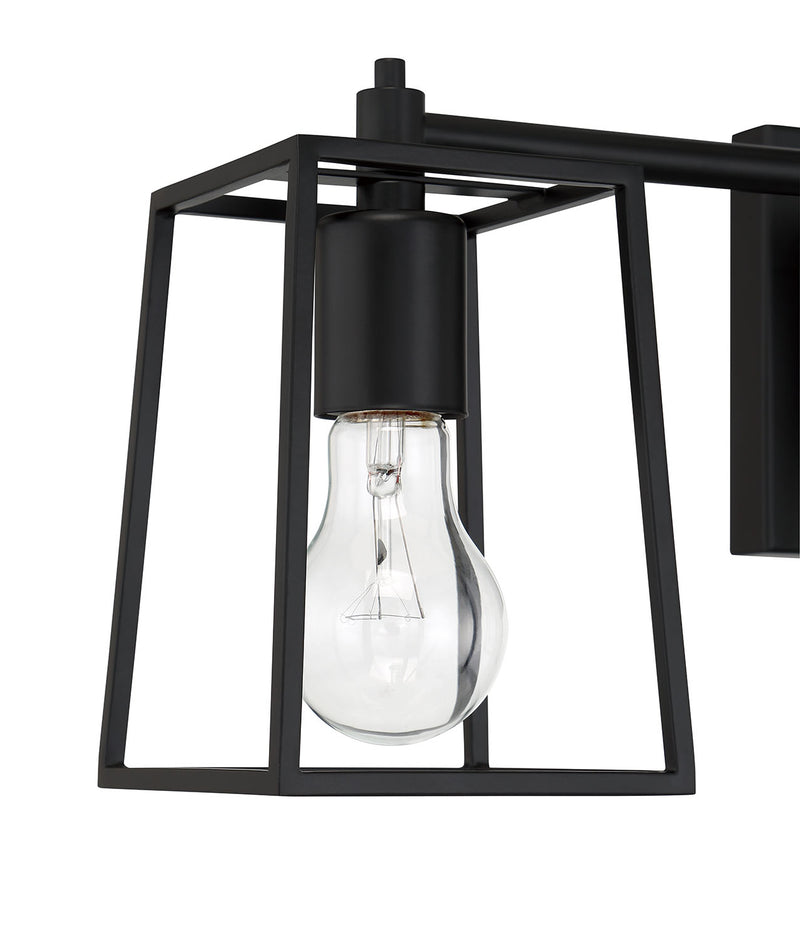 Dunn 3 Light 22.75" Vanity in Flat Black