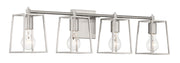 Dunn 4 Light 31.75" Vanity in Brushed Polished Nickel