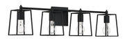 Dunn 4 Light 31.75" Vanity in Flat Black