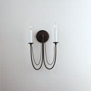Plumette 2 Light Wall Sconce in Chestnut Bronze