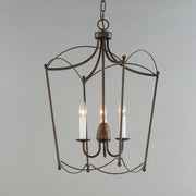 Plumette 3 Light Pendant in Chestnut Bronze