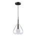 Conic One Light Pendant in Black
