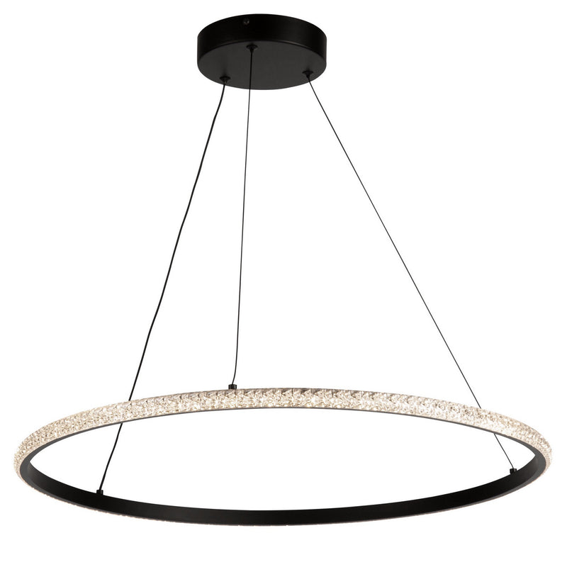 Nova LED Pendant in Black