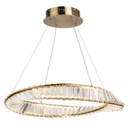 Stella 24" LED Pendant in Brushed Brass