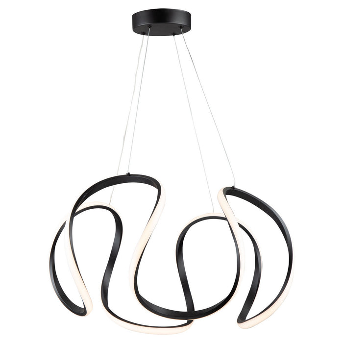 Mira LED Pendant in Black - Lamps Expo