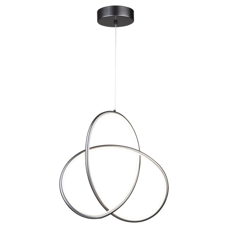 Orion 18" LED Pendant in Grey