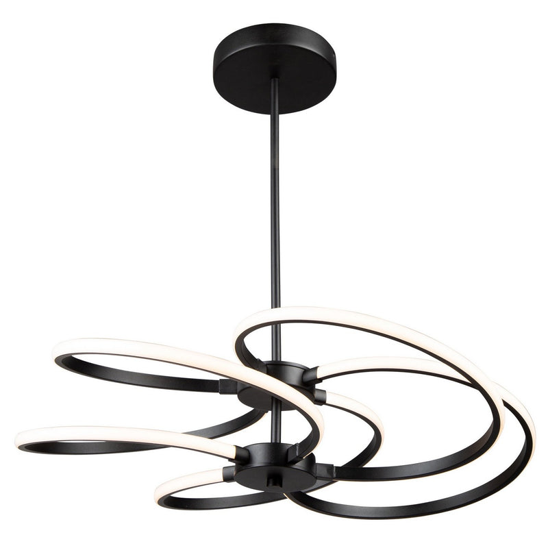 Equinox 26" LED Pendant in Black