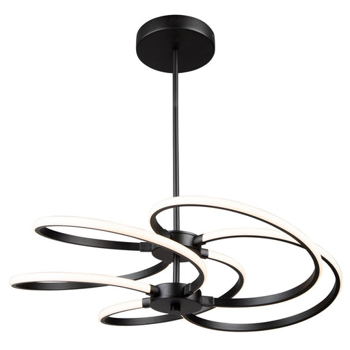 Equinox 26" LED Pendant in Black