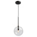 Pinpoint 1-Light Pendant in Black - Lamps Expo