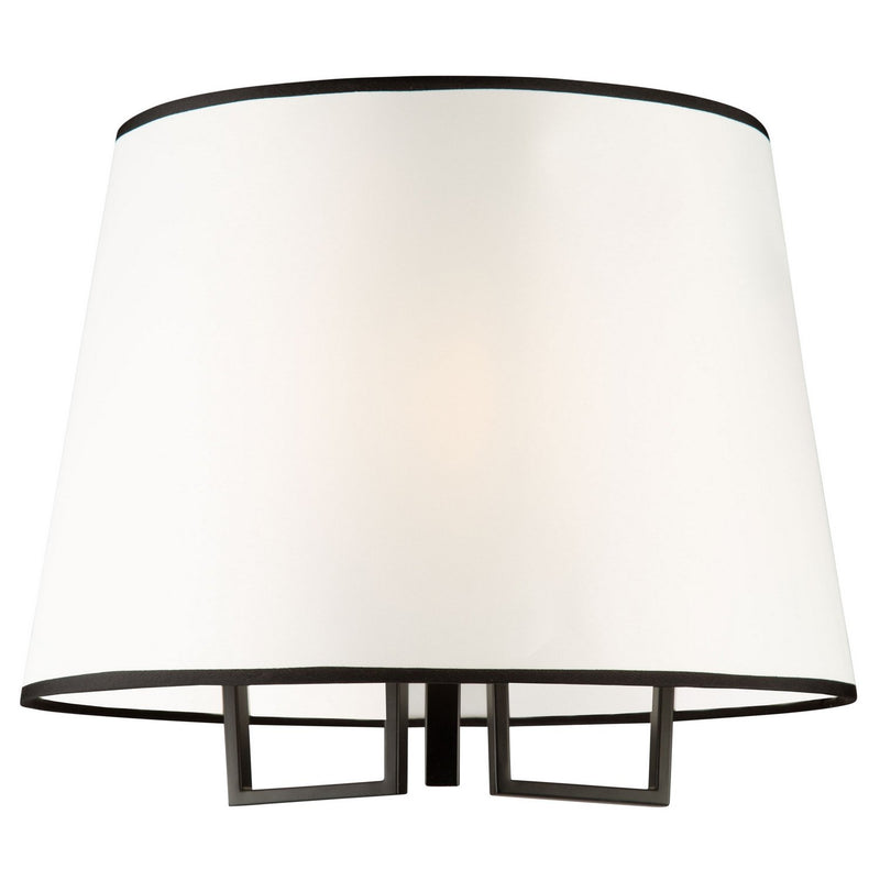 Coco 3-Light Semi-Flush Mount in Gold and Black
