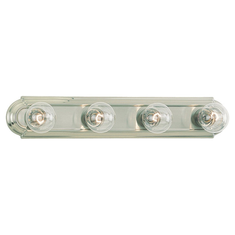 De-Lovely Four Light Wall / Bath in Brushed Nickel