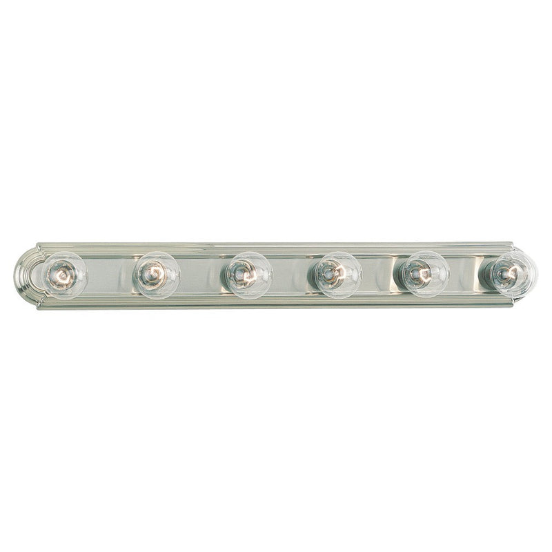 De-Lovely Six Light Wall / Bath in Brushed Nickel